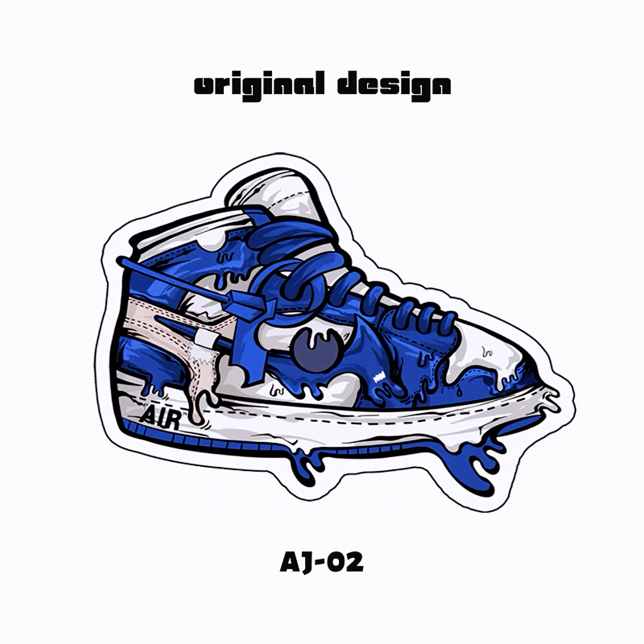 Blue Nike Air Jordan Shoes Shape Series Carpet Modern Home Decoration Rugs (SS002)