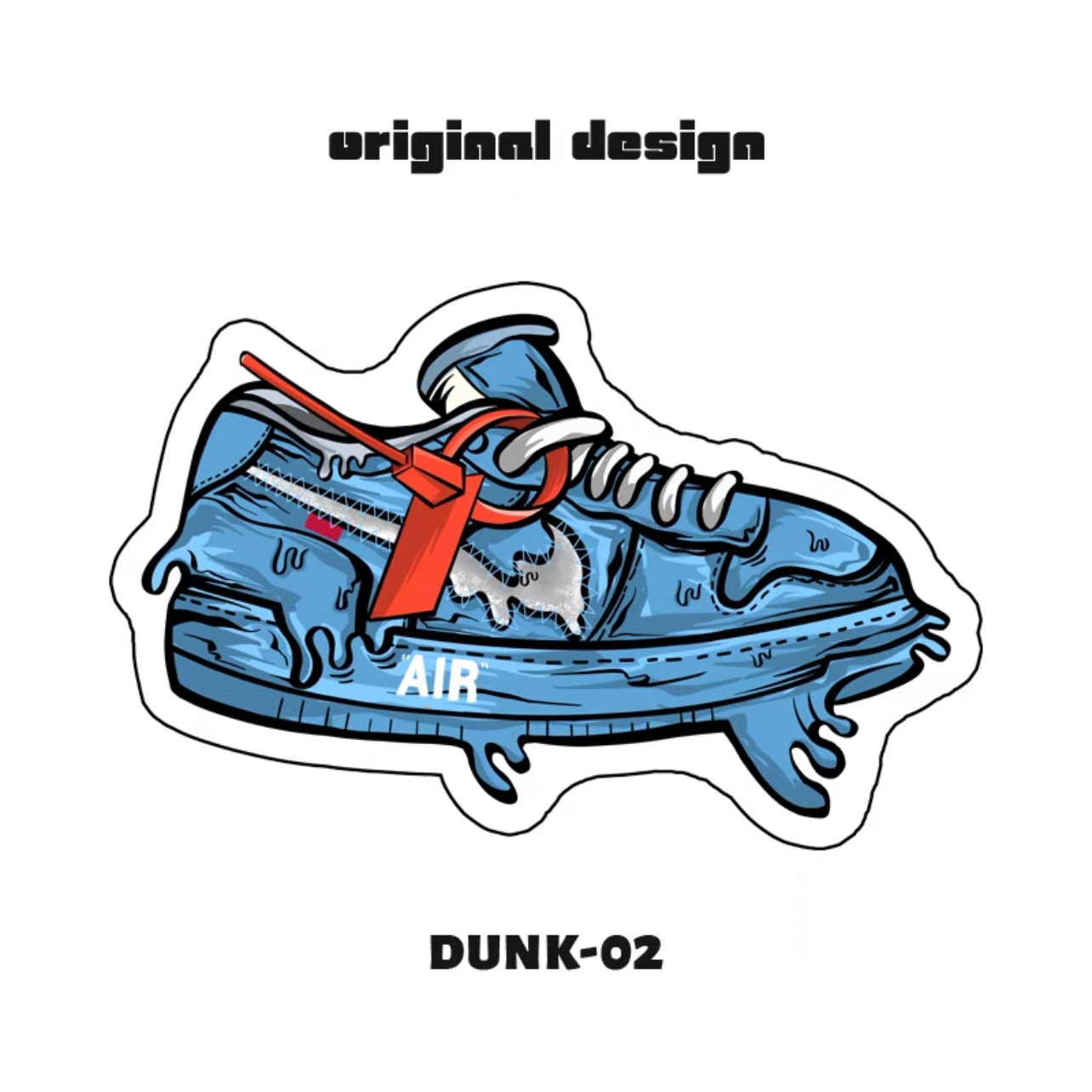 Blue Nike Dunk Shoes Design Shoes Shape Carpet Modern Home Decoration Rugs (SS012)