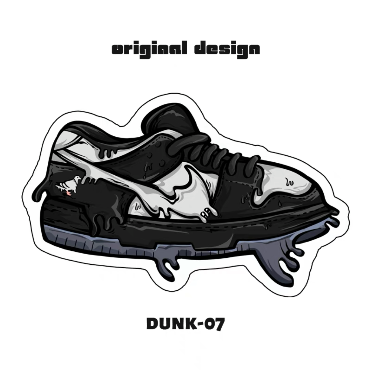 Black White Nike Dunk Shoes Design Shoes Shape Carpet Home Decoration Area Rugs (SS017)