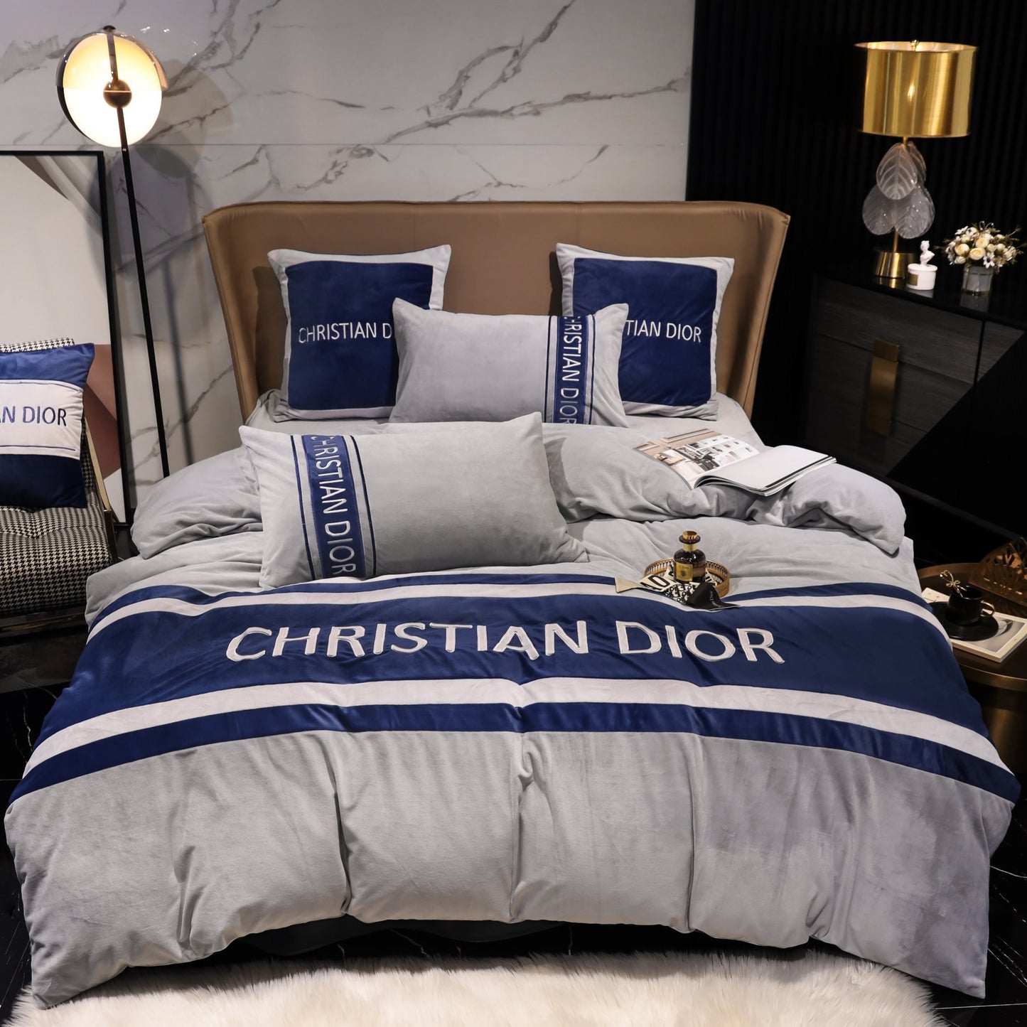 Christian Dior Milk Velvet Bedding Set