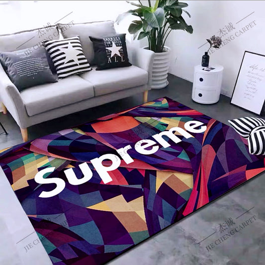 Supreme Streetwear Branded Logo Design Rectangle Carpet Modern Home Decoration Rugs (SP083)