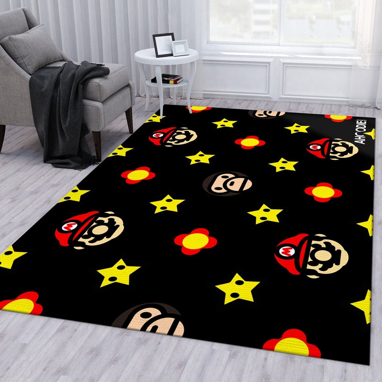 Mario X Bathing Aape Baby Milo Home Decoration Rectangle Area Rugs (A034)