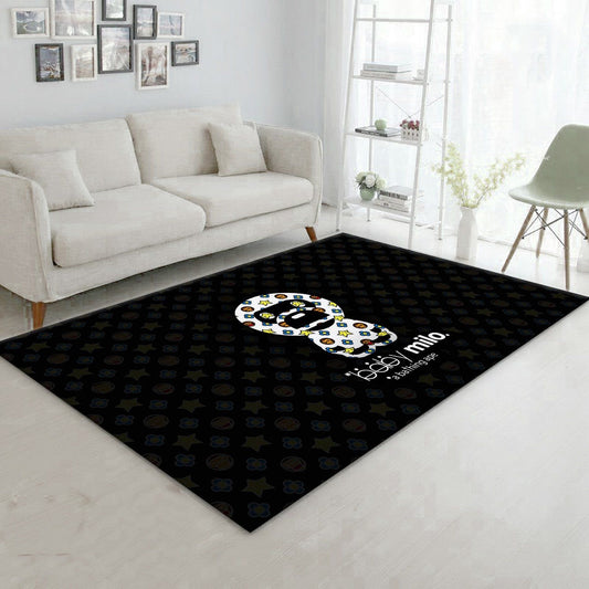 Plain Black Bathing Aape Baby Milo Design Home Decoration Rectangle Area Rugs (A026)