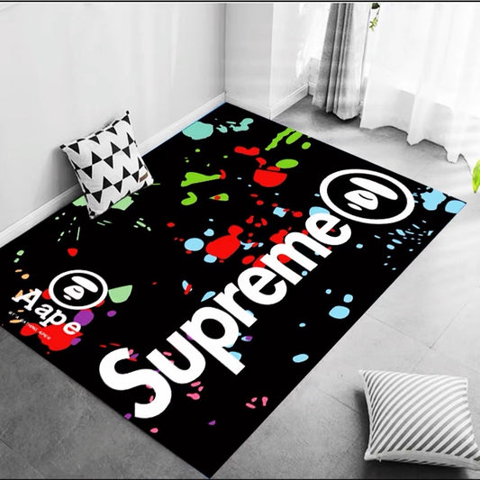 Modern Art Bathing Aape X Supreme Design Home Decoration Rectangle Area Rugs (A017)