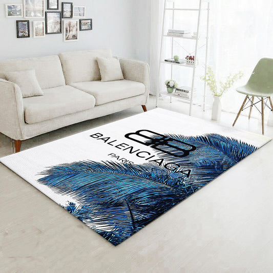 Balenciaga Luxury Branded Logo Simple Modern Home Decoration Rectangle Area Rugs (BLC004)