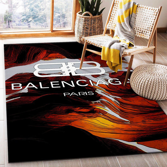 Balenciaga Natural Cave View Design Home Decoration Rectangle Area Rugs (BLC005)