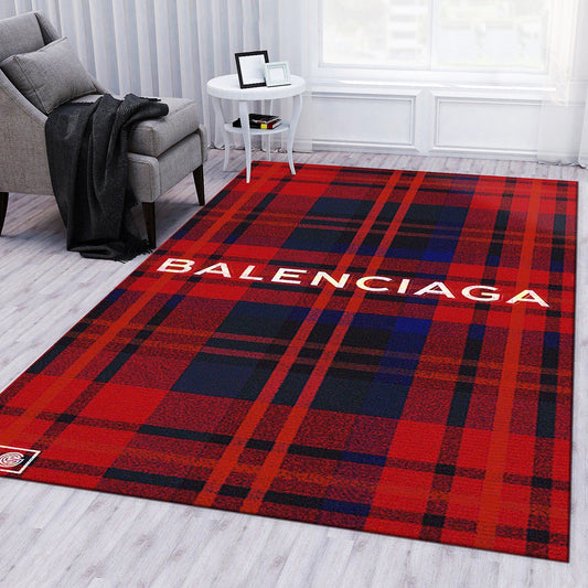 Balenciaga Luxury Branded Logo Design Modern Living Room Decoration Rectangle Area Rugs (BLC009)