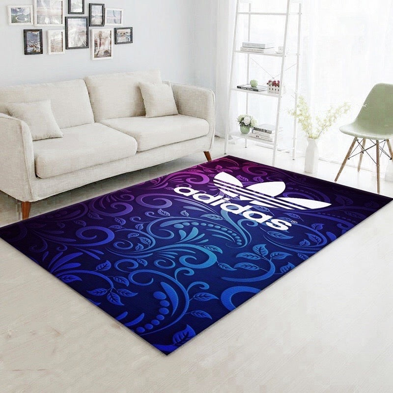 Adidas Original Logo With Art Design Rectangle Carpet Simple Elegance Home Decoration Rugs (AD012)