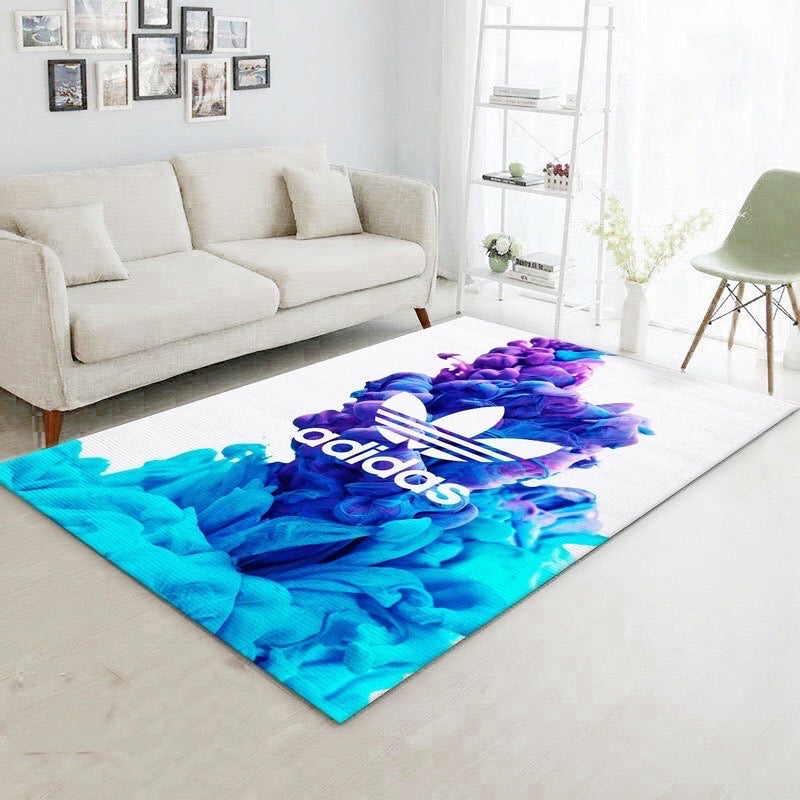 Adidas Original Famous Sport Brand Plain Logo Design Rectangle Carpet Home Decoration Rugs (AD014)