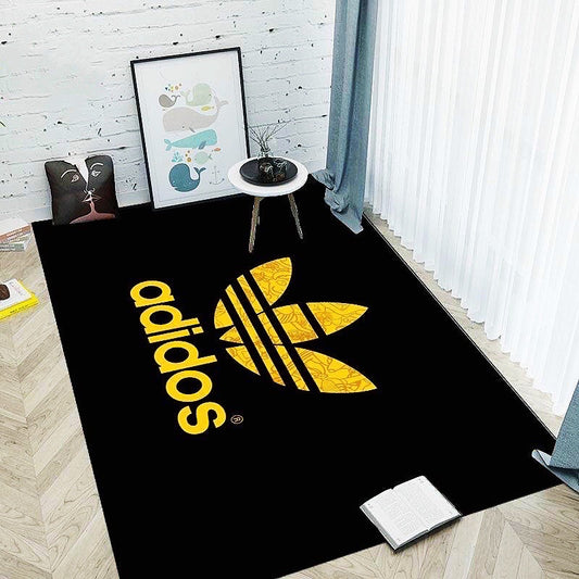 Plain Design Adidas Original Logo Simple Design Rectangle Carpet Modern Home Decoration Rugs (AD017)