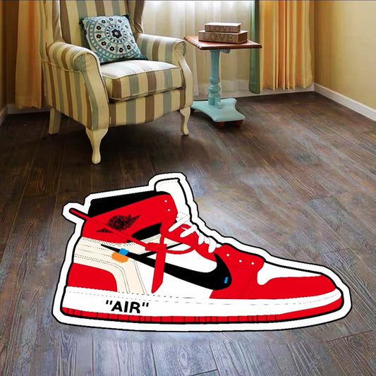 Classic Nike Air Jordan Shoes Design Shoes Shape Carpet Sneaker Area Decoration Rugs (SS035)