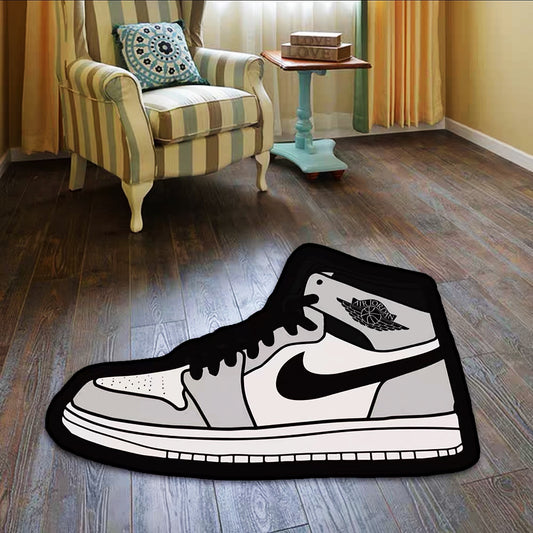 Grey Nike Air Jordan Shoes Design Shoes Shape Carpet Sneaker Area Decoration Rugs (SS046)