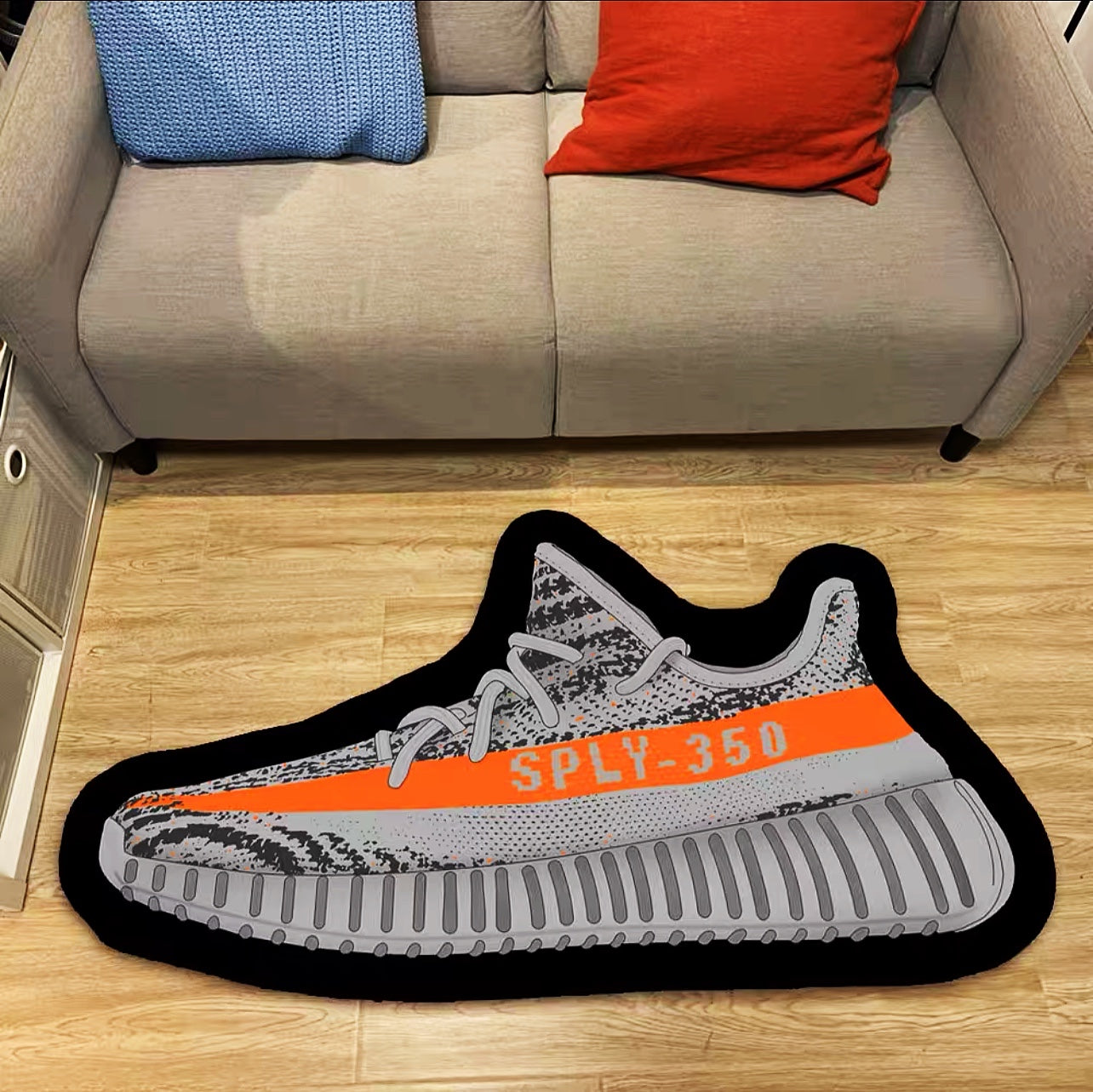 Adidas Yeezy Boost 350 Beluga Design Shoes Shape Carpet Modern Fashion Home Decoration Rugs (SS070)