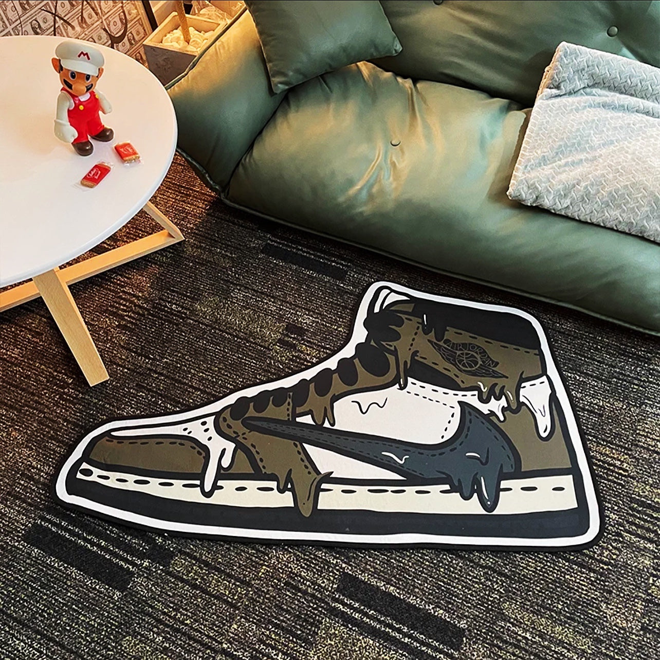 Famous Nike Air Jordan Sneaker Design Shoes Shape Carpet Fashion Room Decoration Rugs (SS060)