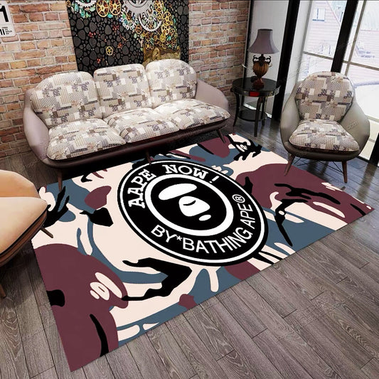 The Bathing Aape Modern Home Decoration Rectangle Area Rugs (A006)