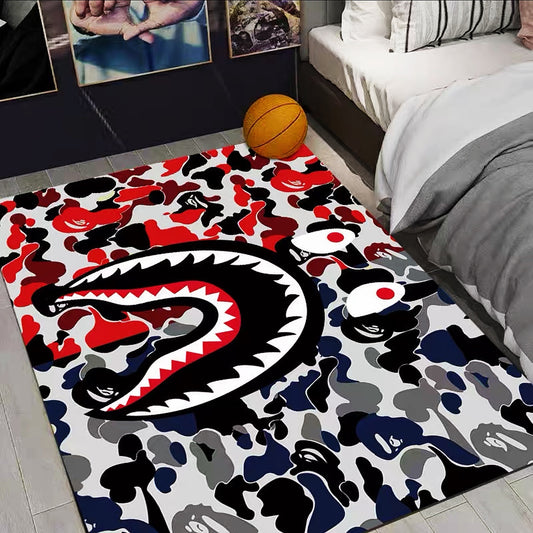 The Bathing Aape Streetwear Brand Design Home Decoration Rectangle Area Rugs (A003)