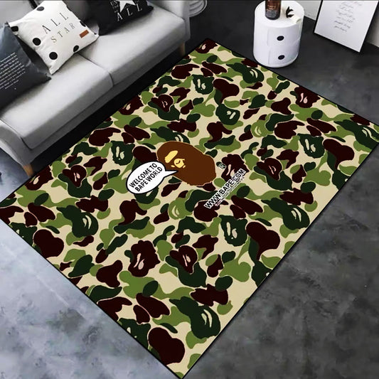 Aape Army Camouflage Streetwear Brand Carpet Home Decoration Rectangle Area Rugs (A002)